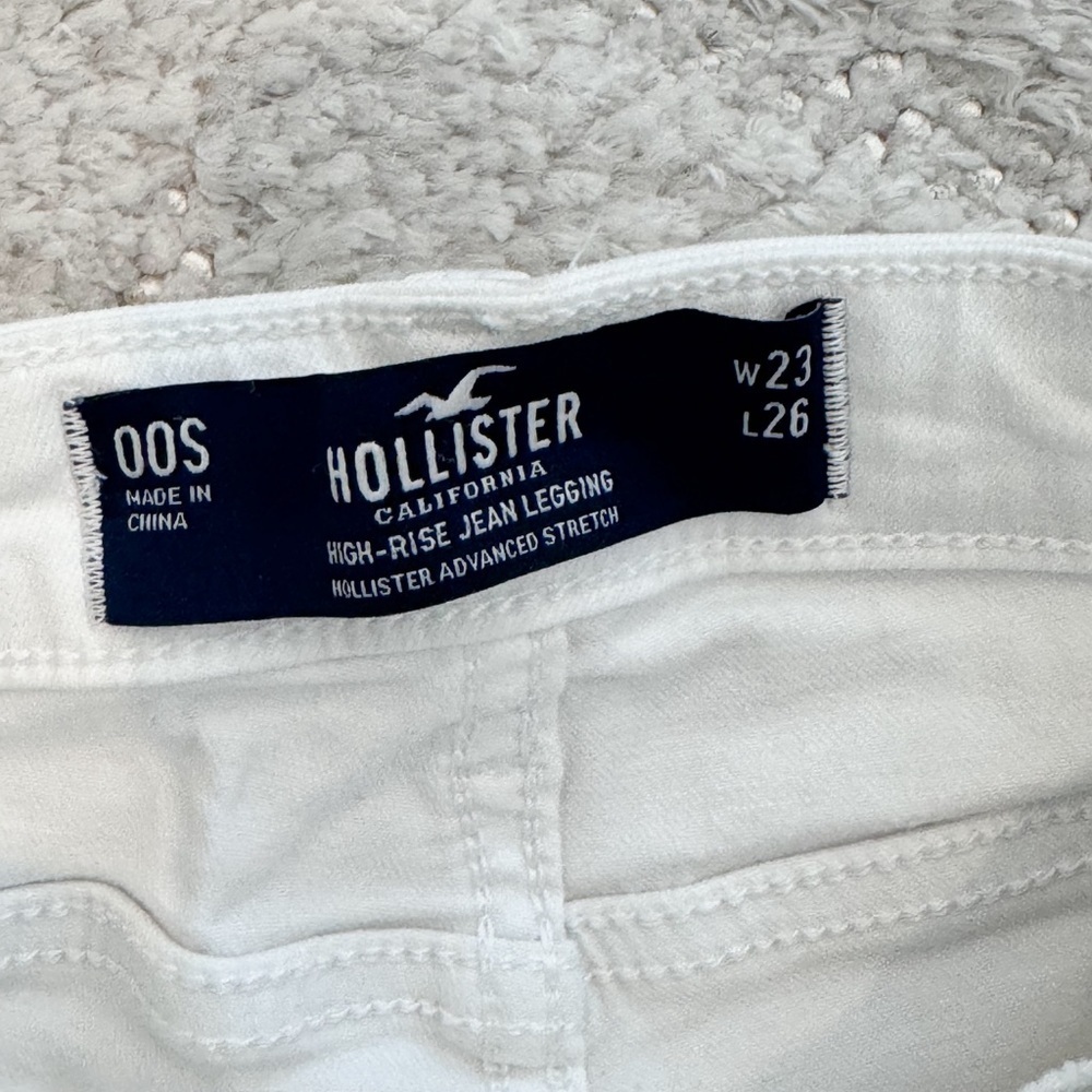HIGH-RISE WHITE SUPER SKINNY JEANS - Size 00 - Picture 5 of 5